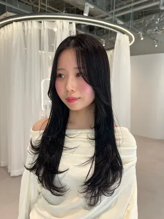 ロング カラー 似合わせ/レイヤー 💟SAEのヘアスタイル