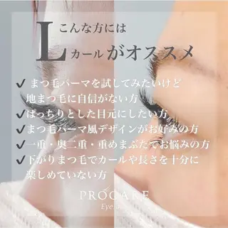 マツエク・マツパ PROCARE みなとみらい店のマツエク・マツパデザイン