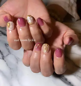 ネイル ネイルルームリッカ 𝐦𝐚𝐲𝐮のネイルデザイン