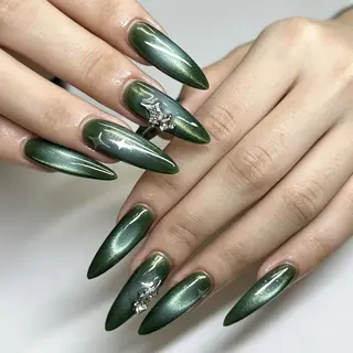 ネイル 🍑長さだし ワンホン💅モモコのネイルデザイン