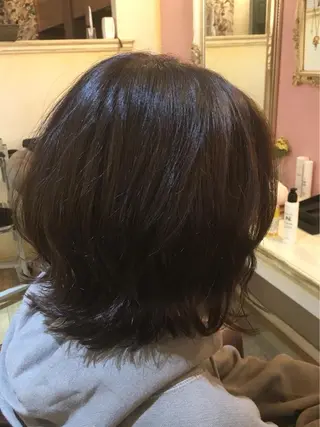 ミディアム カラー plaatje 義見のヘアスタイル