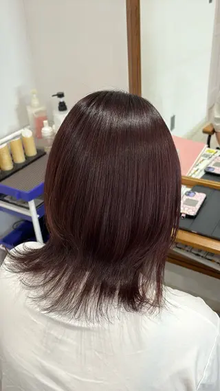 ミディアム カラー 🫧おおにし みか🫧のヘアスタイル