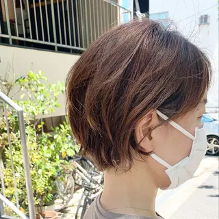 ショート 🐰桃山台/髪質改善 山亀のヘアスタイル