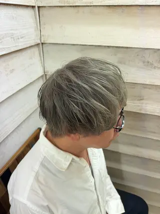ミディアム カラー メンズ GAKU 【メンズ特化】のヘアスタイル