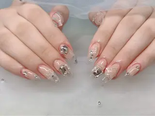 ネイル Kei Nail 長さ出し 付け放題のネイルデザイン