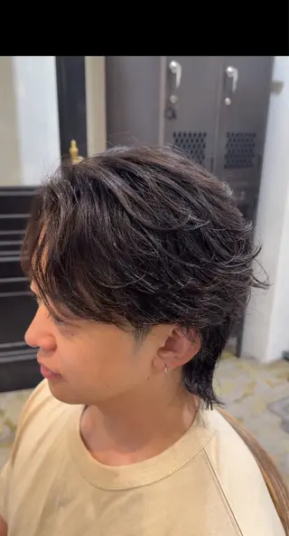 メンズ メンズパーマ特化 三宅陸斗のヘアスタイル
