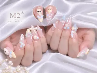 ネイル 長さだし専門店 M2 rikaのネイルデザイン