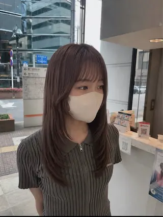 セミロング リオ/似合わせカット 🤍透明感🎀/大宮のヘアスタイル