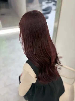 カラー girlな暖色ヘア 🪽🫧ハルナ🎀のヘアスタイル