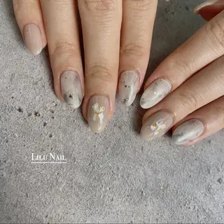 ネイル モチの良さ◉ フィルインネイル♡のネイルデザイン