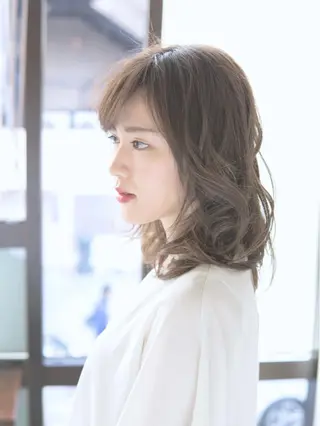 セミロング 永野 良一のヘアスタイル
