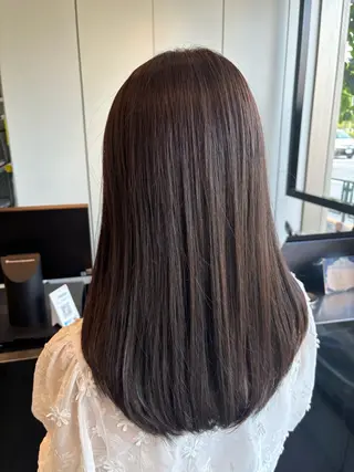 カラー サカウエ 透明感カラー🫧のヘアスタイル