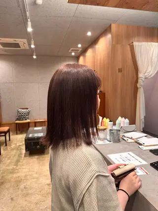 ミディアム カットモデル✂️ フクチナツキのヘアスタイル