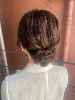 セミロング ヘアアレンジ 【safric】 NAOのヘアスタイル