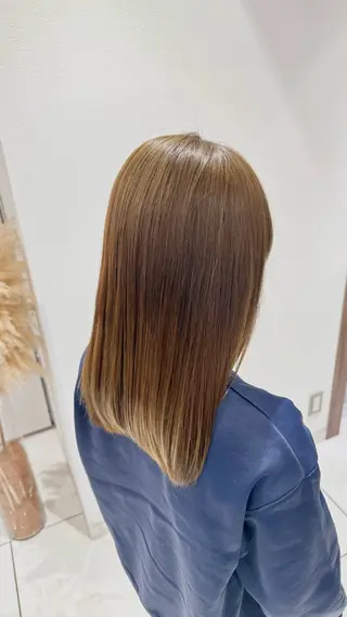 セミロング カラー 桜新町/ Mea⭐︎のヘアスタイル