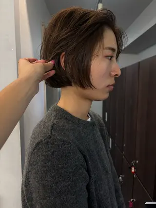ショート カラー ヘアアレンジ 💟Opus // Mizuki🐕のヘアスタイル