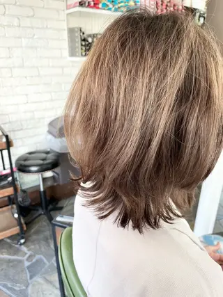 ミディアム 戸本 泰久のヘアスタイル