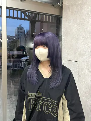 ロング カラー 村田梨乃/ minim hairのヘアスタイル
