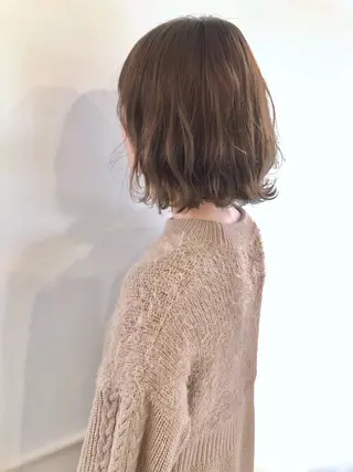 ミディアム Okamura Chisatoのヘアスタイル
