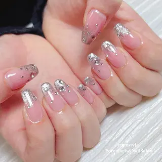 ミディアム ネイル 🐾enen style 🐾のネイルデザイン
