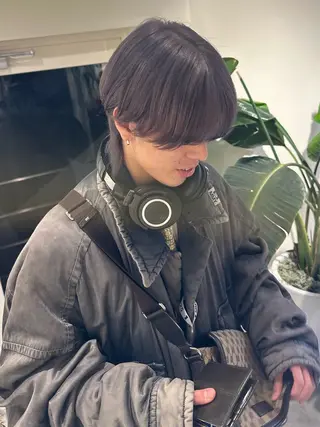 ショート カラー HANAME 原宿美容室のヘアスタイル