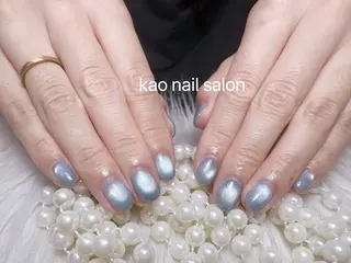 ネイル kao nail マグネット/長さだしのネイルデザイン