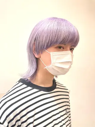 ショート カラー メンズ ダメージレスブリーチ HIROSHIのヘアスタイル