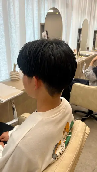 メンズ 山下 稚葉 艶髪/透明感カラーのヘアスタイル