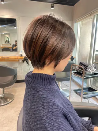 ショート カラー 🦋ボブ・ショート・ レイヤー🦋トシキのヘアスタイル