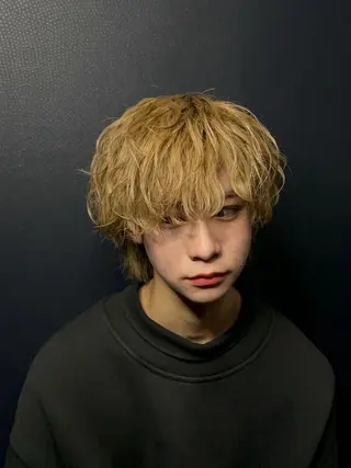 カラー パーマ メンズ 札幌メンズ指名 No. 1/光👑のヘアスタイル
