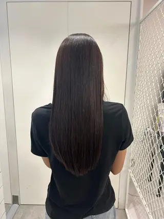 ロング himari💜 酸性ストレートのヘアスタイル