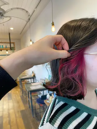 ショート カラー 🌸小掛🌸 豊橋外国人風カラーのヘアスタイル