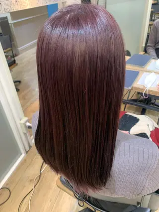 セミロング 🐝岡本 柚葉🐝のヘアスタイル