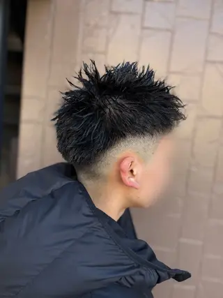 パーマ メンズ 近藤 龍青のヘアスタイル