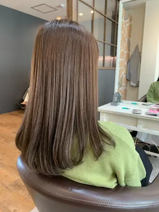 ロング カラー 不動令 認定カラーリストのヘアスタイル
