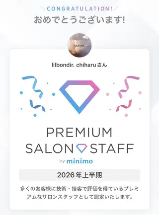 ネイル lilbondir. chiharuのネイルデザイン