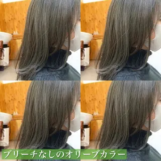 ミディアム カラー navile原宿 yumaのヘアスタイル