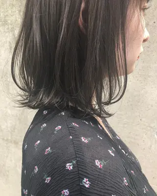 セミロング フレンチボブパーマ Yuukiのヘアスタイル