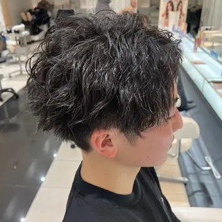 パーマ メンズ NYNY姫路本店 メンズパーマ藤川時也のヘアスタイル