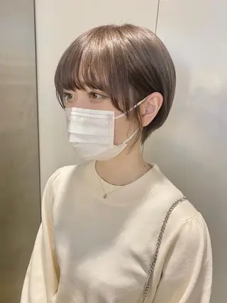 ショート カラー 遠藤沙也加 /レイヤーカットのヘアスタイル
