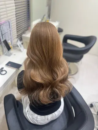 ロング カラー 🤍韓国大人っぽ ベージュMAI🤍のヘアスタイル