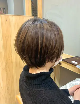 ショート 髪質改善/ショート/ 透明感カラー/はるきのヘアスタイル