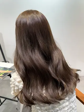 ロング カラー ヘアアレンジ ブリーチなしカラー /新百合ヶ丘/安形翔のヘアスタイル