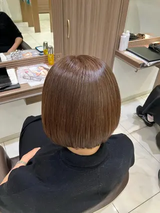 ミディアム カラー ☂️Ash 新杉田☂️山本のヘアスタイル