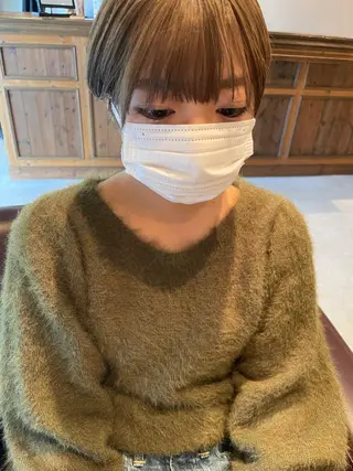 ショート minatsu 東京の技術を京都でのヘアスタイル