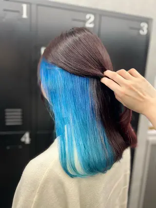セミロング カラー 透明感カラー特化🫧 🦋栗原🦋のヘアスタイル