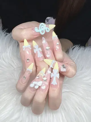 ネイル Lee Nails チップ長さだし専門店のネイルデザイン