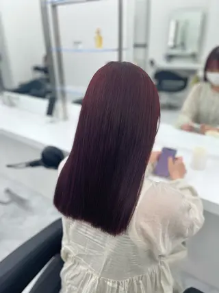 セミロング カラー Zina熊本🫧 Kurehaのヘアスタイル