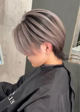 ミディアム メンズ縮毛矯正 🎖アジマ リョオのヘアスタイル