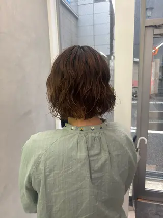 パーマ 中田 渚のヘアスタイル